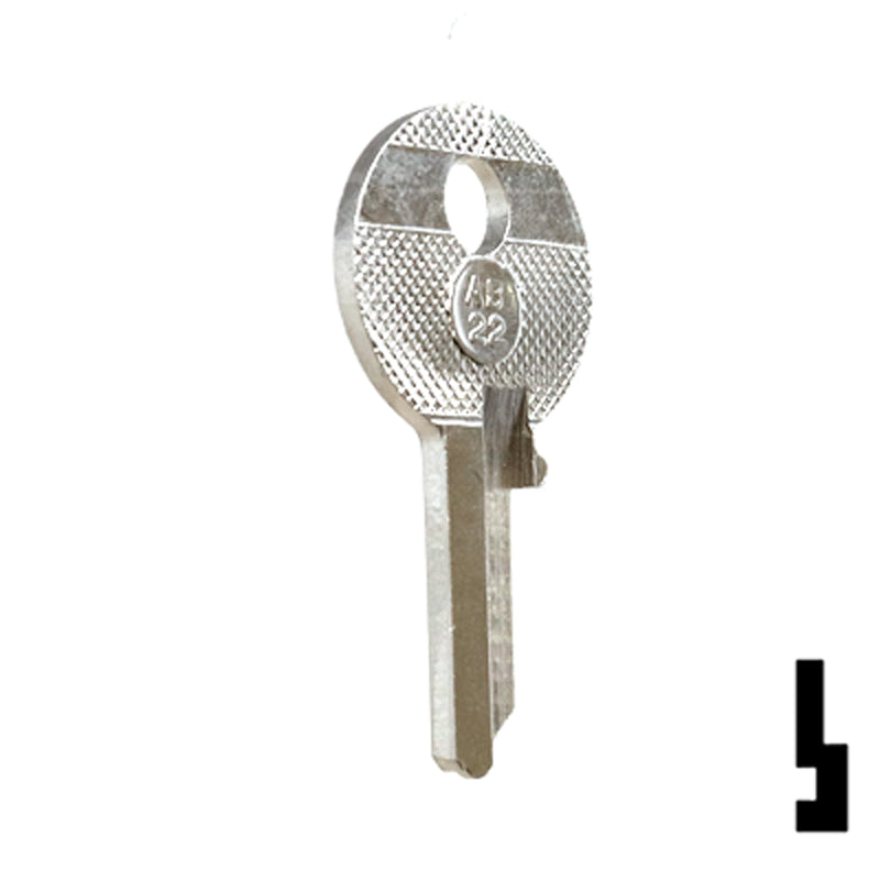 Uncut Key Blank | Abus Padlock | AB22 Padlock Key Ilco