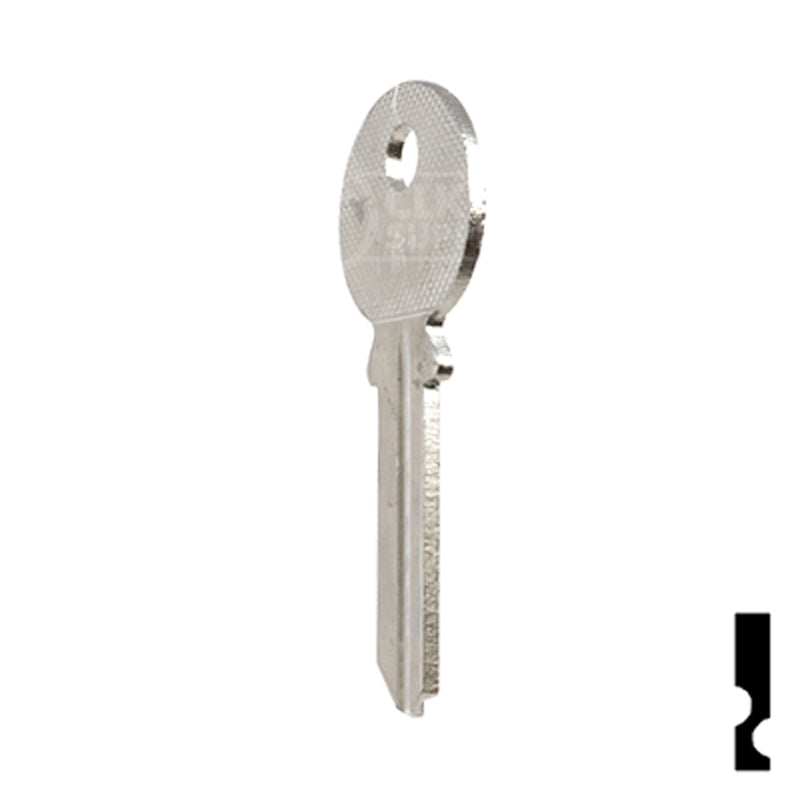 Uncut Key Blank | Abus Padlock | AB3 Padlock Key Ilco
