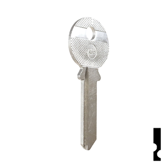 Uncut Key Blank | Abus Padlock | AB3 Padlock Key Ilco