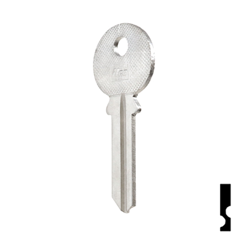 Uncut Key Blank | Abus Padlock | AB4 Padlock Key Ilco