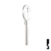 Uncut Key Blank | Abus Padlock | AB4 Padlock Key Ilco