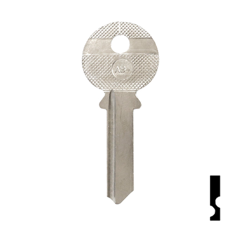 Uncut Key Blank | Abus Padlock | AB4 Padlock Key Ilco