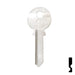 Uncut Key Blank | Abus Padlock | AB4 Padlock Key Ilco