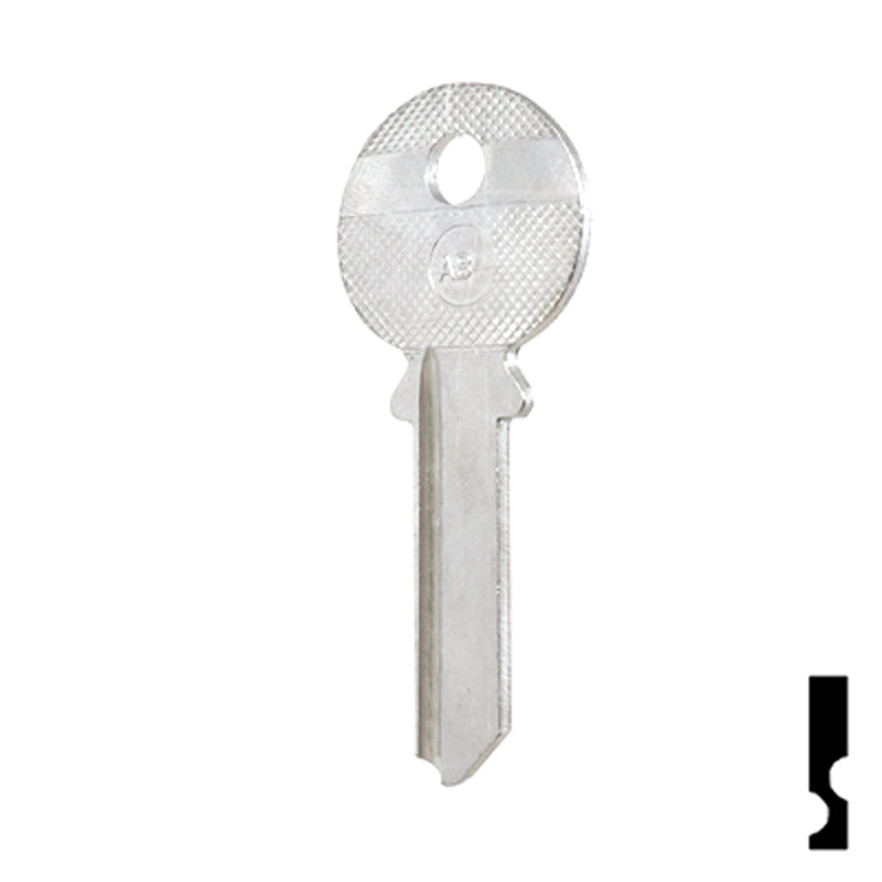 Uncut Key Blank | Abus Padlock | AB4 Padlock Key Ilco