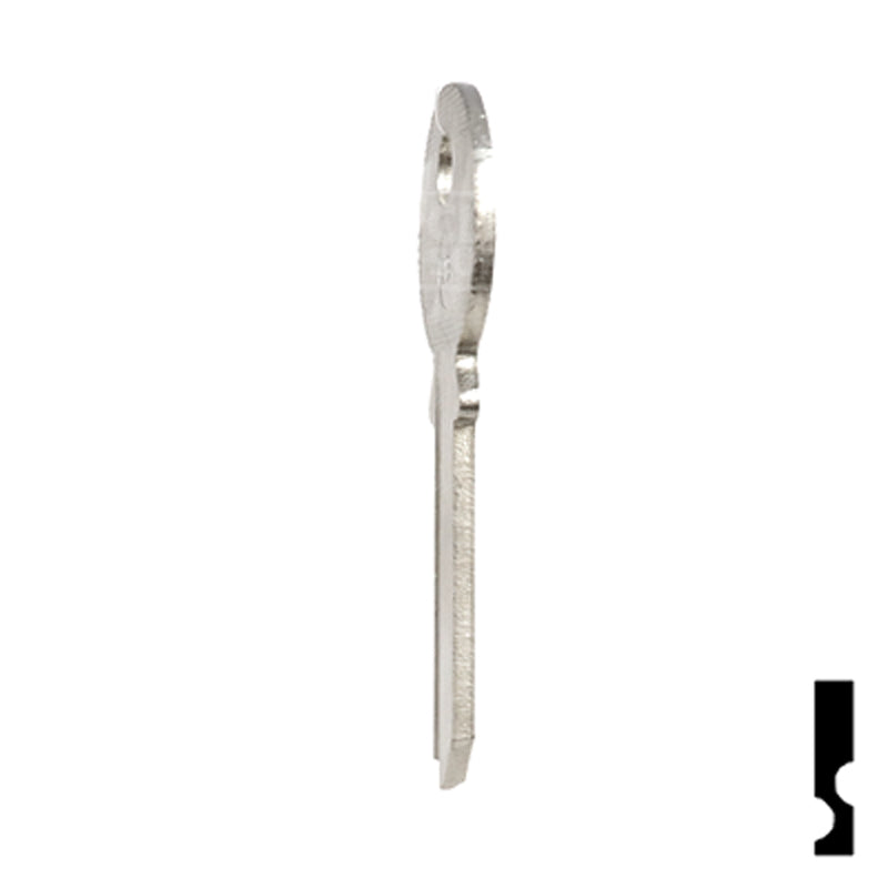 Uncut Key Blank | Abus Padlock | AB4 Padlock Key Ilco
