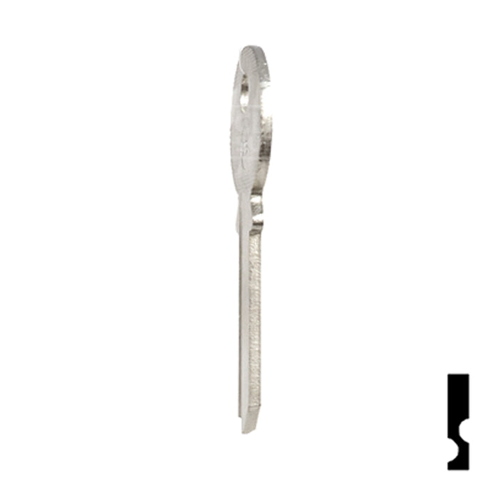 Uncut Key Blank | Abus Padlock | AB4 Padlock Key Ilco