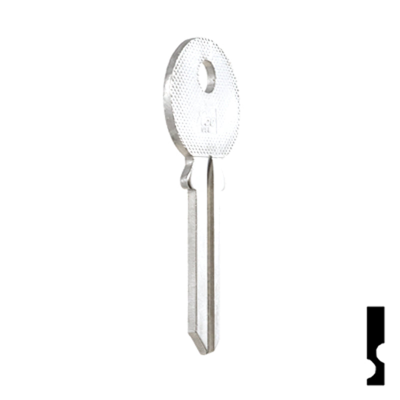 Uncut Key Blank | Abus Padlock | AB4 Padlock Key Ilco