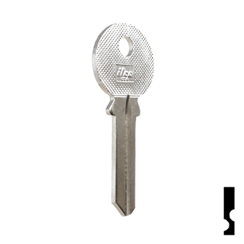 Uncut Key Blank | Abus Padlock | AB4 Padlock Key Ilco