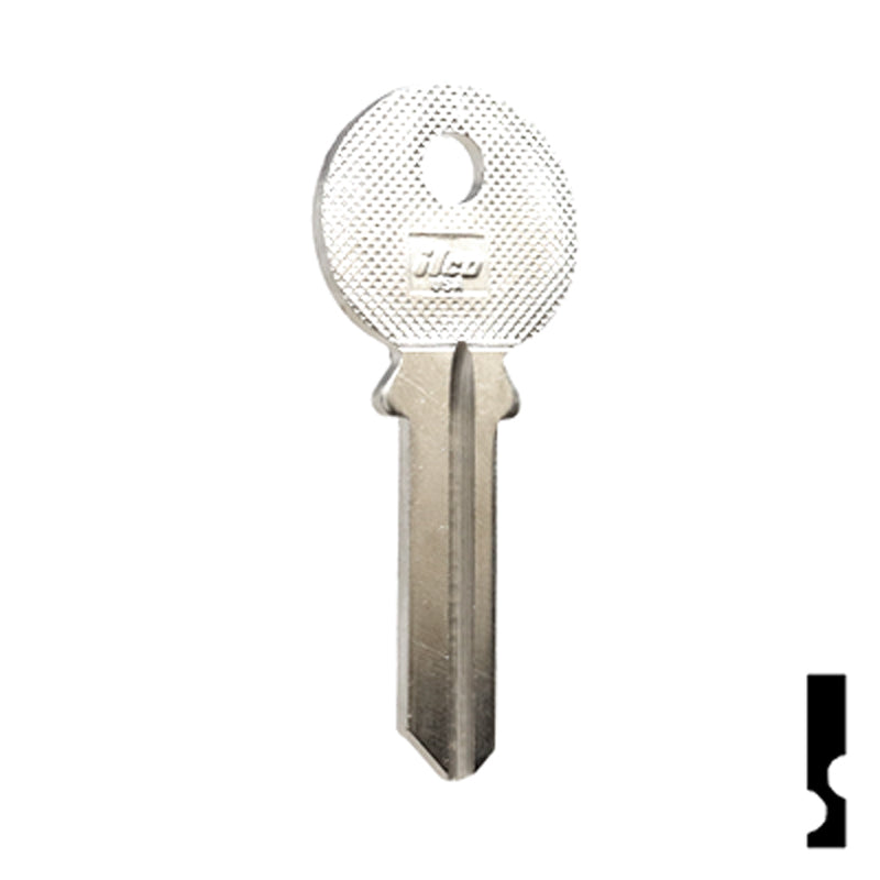 Uncut Key Blank | Abus Padlock | AB4 Padlock Key Ilco