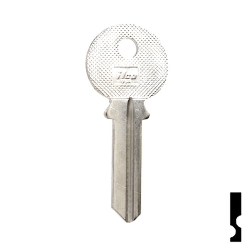 Uncut Key Blank | Abus Padlock | AB4 Padlock Key Ilco