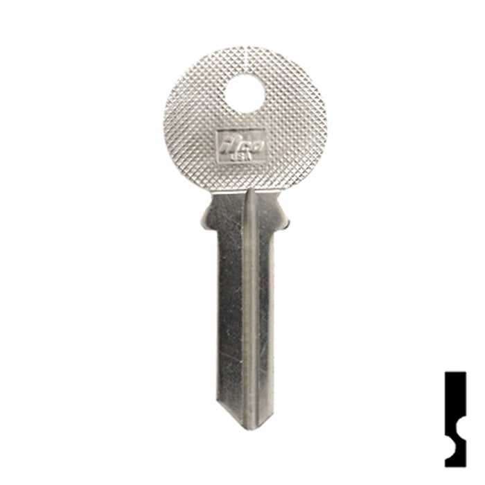Uncut Key Blank | Abus Padlock | AB4 Padlock Key Ilco