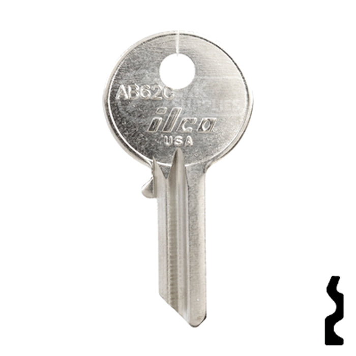 Uncut Key Blank | Abus Padlock | AB62C Padlock Key Ilco