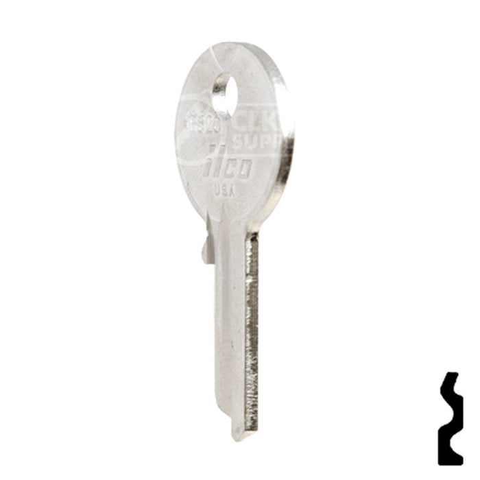 Uncut Key Blank | Abus Padlock | AB62C Padlock Key Ilco