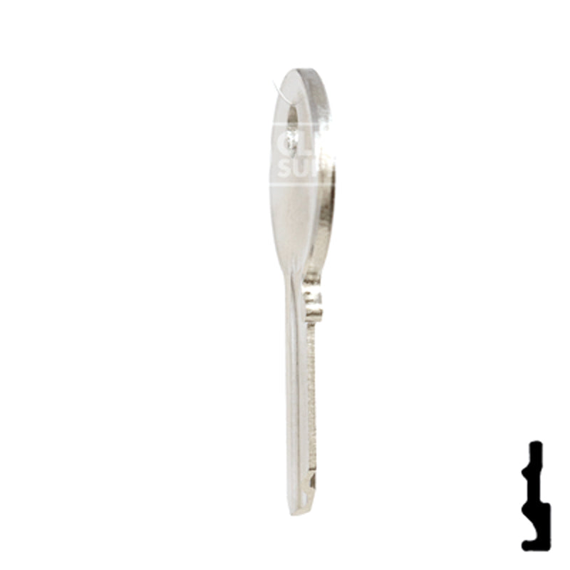 Uncut Key Blank | Abus Padlock | AB62CR Padlock Key Ilco
