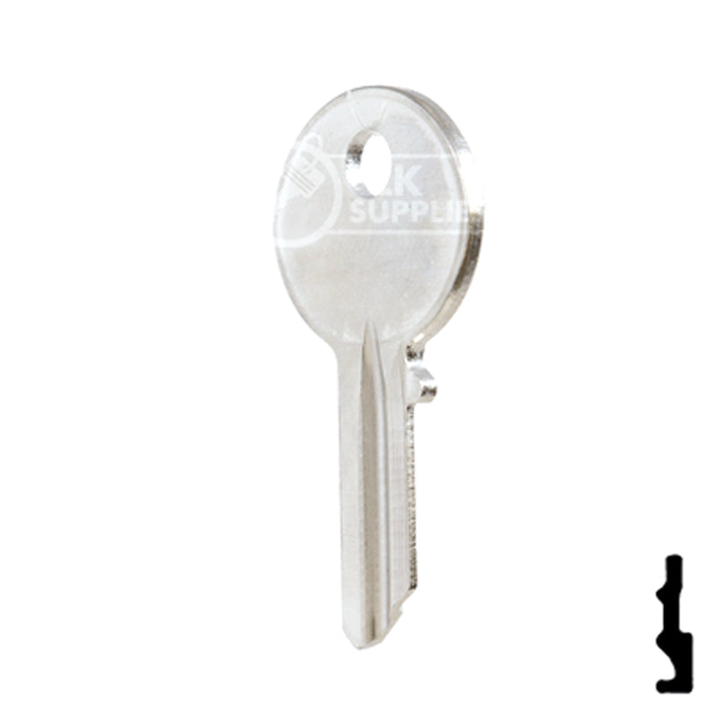Uncut Key Blank | Abus Padlock | AB62CR Padlock Key Ilco