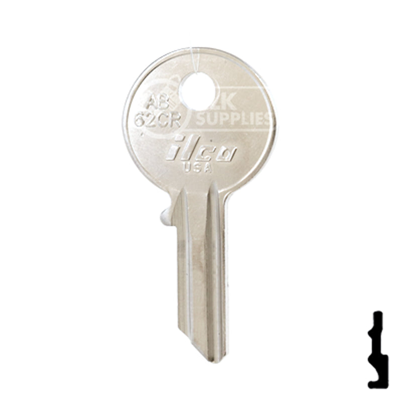 Uncut Key Blank | Abus Padlock | AB62CR Padlock Key Ilco