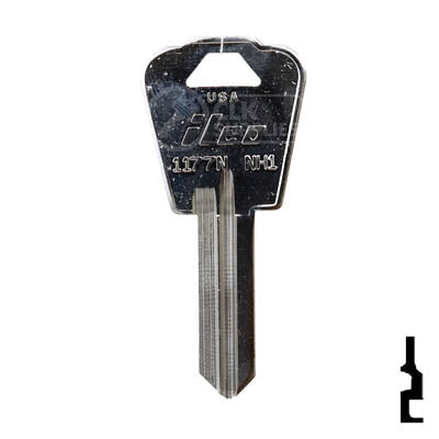 Uncut Key Blank | Almet, National | 1177N, NH1