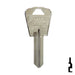 Uncut Key Blank | American Lock | 11177N, NH1 Padlock Key Ilco