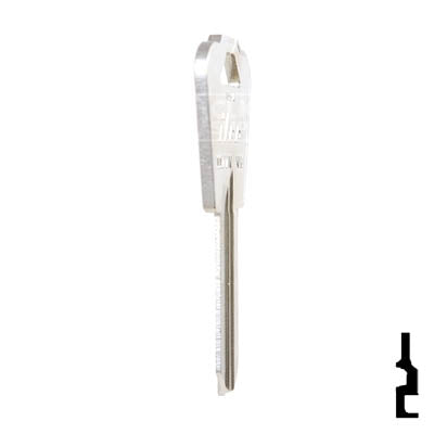 Uncut Key Blank | American Lock | 11177N, NH1 Padlock Key Ilco