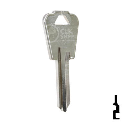 Uncut Key Blank | American Lock | 11177N, NH1 Padlock Key Ilco