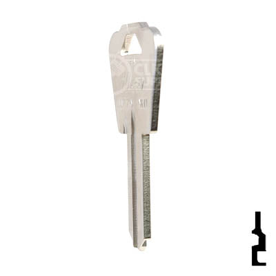 Uncut Key Blank | American Lock | 11177N, NH1 Padlock Key Ilco