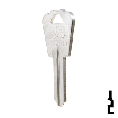 Uncut Key Blank | American Lock | 11177N, NH1 Padlock Key Ilco