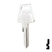 Uncut  Key Blank | American Padlock | 1045L, AM3L Padlock Key Ilco