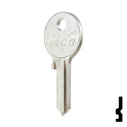 Uncut Key Blank | American Padlock | 1046, AM3, JU-1 Padlock Key Ilco