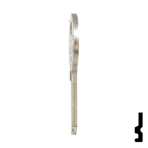 Uncut Key Blank | American Padlock | 1046, AM3, JU-1 Padlock Key Ilco