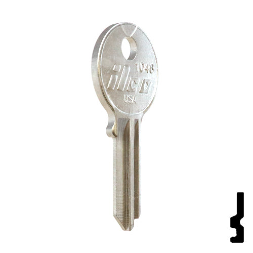 Uncut Key Blank | American Padlock | 1046, AM3, JU-1 Padlock Key Ilco