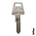 Uncut Key Blank | American Padlock | 1653, AM4 Padlock Key Ilco