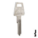 Uncut Key Blank | American Padlock | 1653, AM4 Padlock Key Ilco