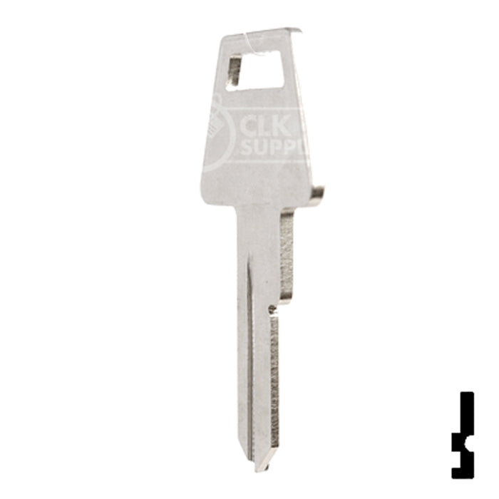 Uncut Key Blank | American Padlock | 1653, AM4 Padlock Key Ilco