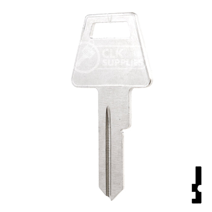 Uncut Key Blank | American Padlock | 1653, AM4 Padlock Key Ilco