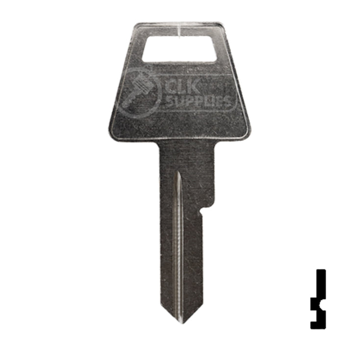 Uncut Key Blank | American Padlock | 1653, AM4 Padlock Key Ilco