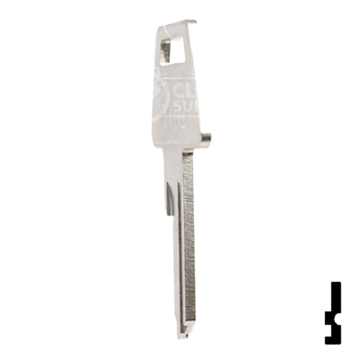 Uncut Key Blank | American Padlock | 1653, AM4 Padlock Key Ilco