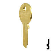Uncut Key Blank | American Padlock | AM3JU-1-BR, 1046 Padlock Key JMA USA
