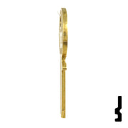Uncut Key Blank | American Padlock | AM3JU-1-BR, 1046 Padlock Key JMA USA