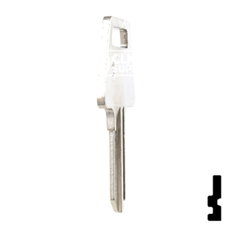 Uncut Key Blank | American Padlock | AME-1, AM3 Padlock Key JMA USA
