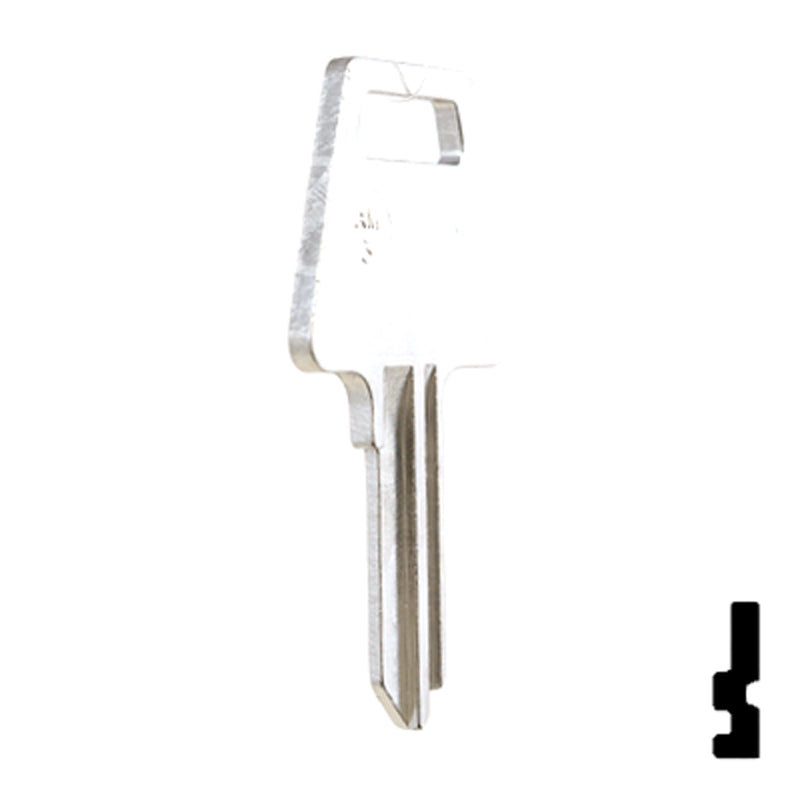 Uncut Key Blank | American Padlock | AME-1, AM3 Padlock Key JMA USA