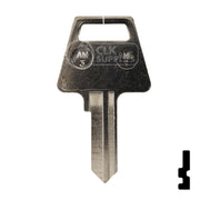 Uncut Key Blank | American Padlock | AME-1, AM3 Padlock Key JMA USA