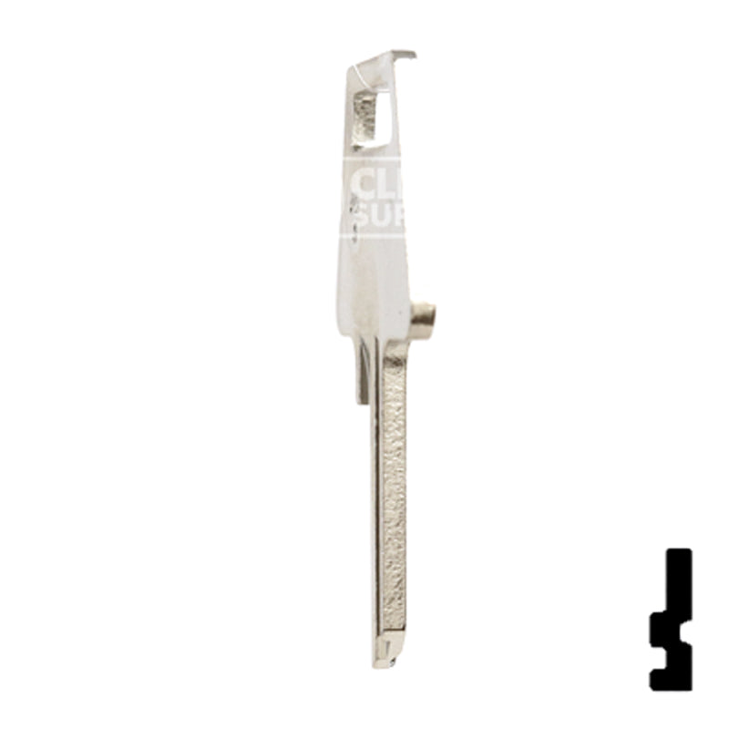 Uncut Key Blank | American Padlock | AME-1, AM3 Padlock Key JMA USA