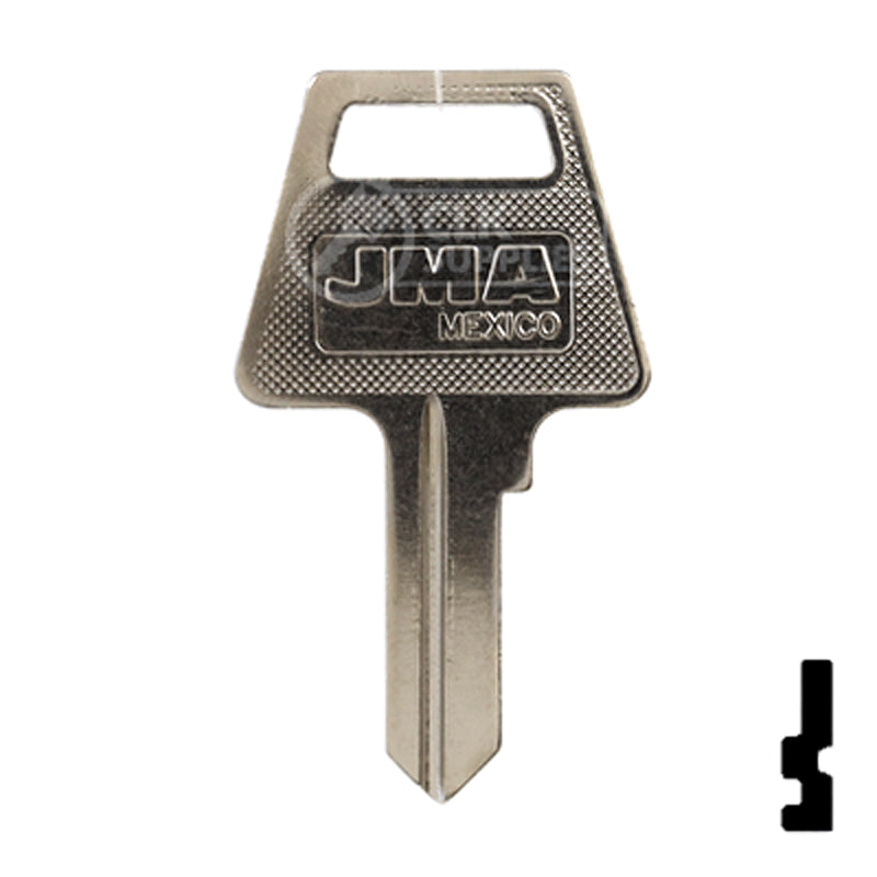 Uncut Key Blank | American Padlock | AME-1, AM3 Padlock Key JMA USA