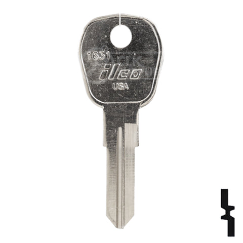 Uncut Key Blank | Camlocks | 1631