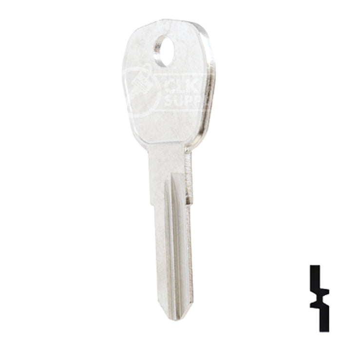 Uncut Key Blank | Camlocks | 1631 Padlock Key Ilco