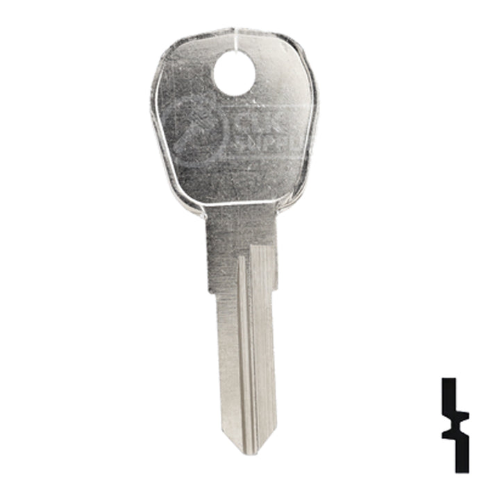 Uncut Key Blank | Camlocks | 1631 Padlock Key Ilco