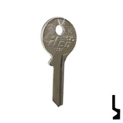 Uncut Key Blank | Clinton Padlocks | T67D Padlock Key Ilco