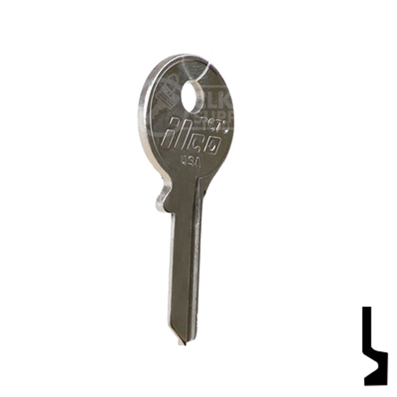 Uncut Key Blank | Clinton Padlocks | T67D Padlock Key Ilco