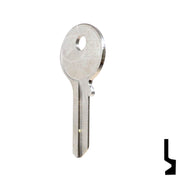 Uncut Key Blank | Clinton Padlocks | T67D Padlock Key Ilco