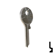 Uncut Key Blank | Clinton Padlocks | T67D Padlock Key Ilco